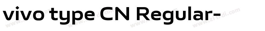 vivo type CN Regular字体转换 vivo type CN Regular字体转换